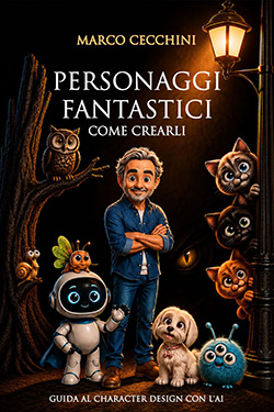 Copertina del libro Personaggi Fantastici, come crearli